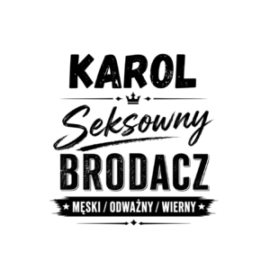 Kubek z dowolnym imieniem "Seksowny brodacz"