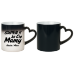 Kubek z dowolnymi imionami "Super, że cię mamy!"