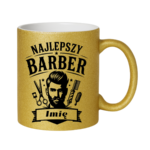 Kubek z dowolnym imieniem "Najlepszy barber"