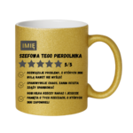 Kubek z dowolnym imieniem "Szefowa tego pierdolnika"