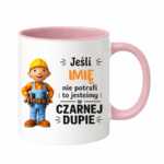 Kubek z dowolnym imieniem "Jeśli nie potrafi"