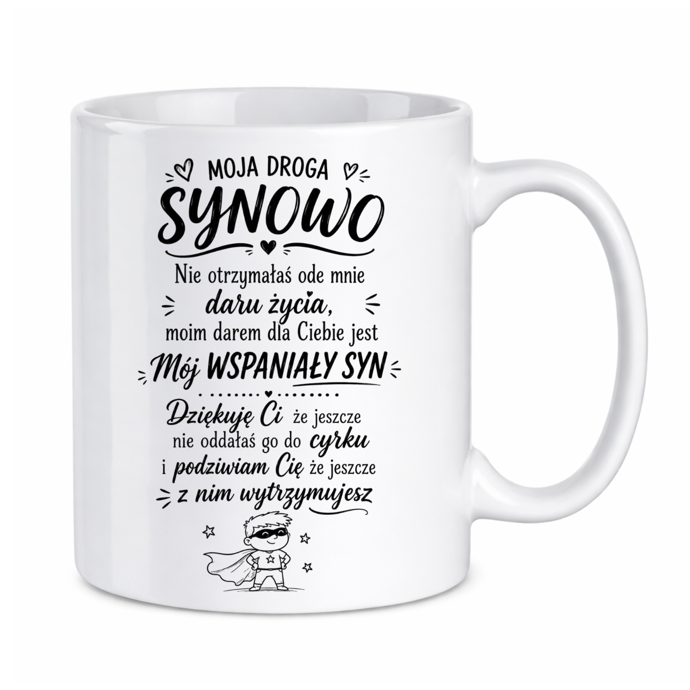 Kubek "Moja droga synowo"