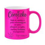 Kubek "Córeczko nigdy nie zapomnij"