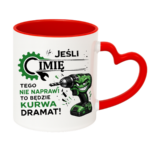 Kubek z dowolnym imieniem "Jeśli tego nie naprawi"