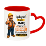 Kubek z dowolnym imieniem "Dopóki jest na budowie"