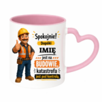 Kubek z dowolnym imieniem "Dopóki jest na budowie"