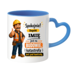 Kubek z dowolnym imieniem "Dopóki jest na budowie"