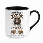 Kubek z dowolnymi imionami "Niezły dzik ten nasz TATA"