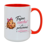 Kubek "Fajne ciacho, ale polizane i zaklepane"