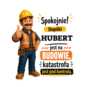 Kubek z dowolnym imieniem "Dopóki jest na budowie"