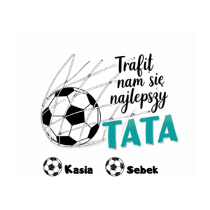 Kubek z dowolnymi imionami "Trafił nam się najlepszy TATA"