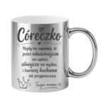 Kubek "Córeczko nigdy nie zapomnij"